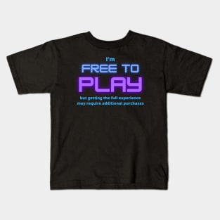 Free to Play Kids T-Shirt